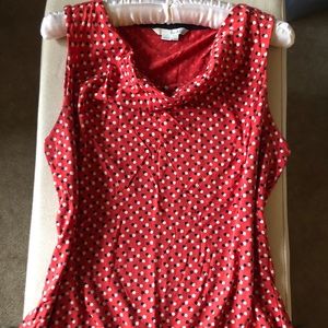 Boden drape neck sleeveless T